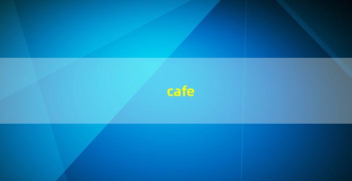 cafe