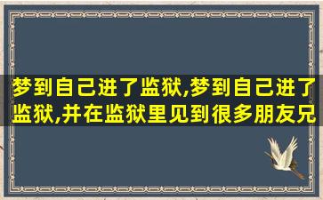 梦到自己进了监狱,梦到自己进了监狱,并在监狱里见到很多朋友兄弟