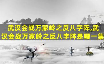 武汉会战万家岭之反八字阵,武汉会战万家岭之反八字阵是哪一集