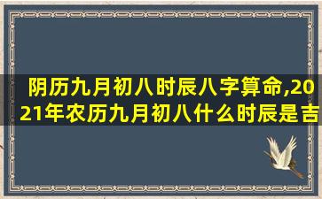 阴历九月初八时辰八字算命,2021年农历九月初八什么时辰是吉时